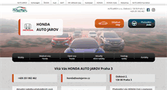 Desktop Screenshot of honda.autojarov.cz