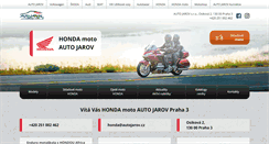 Desktop Screenshot of honda-moto.autojarov.cz