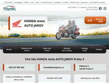 Tablet Screenshot of honda-moto.autojarov.cz
